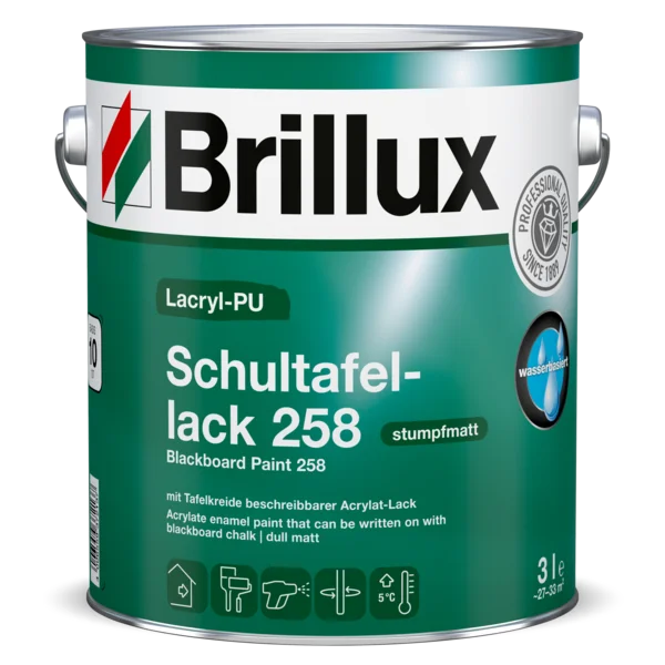 Lacryl-PU Schultafellack 258